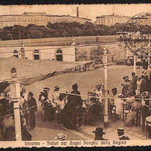 ac7340 - CARTOLINA D'EPOCA - Livorno Città - Scoglio della Regina