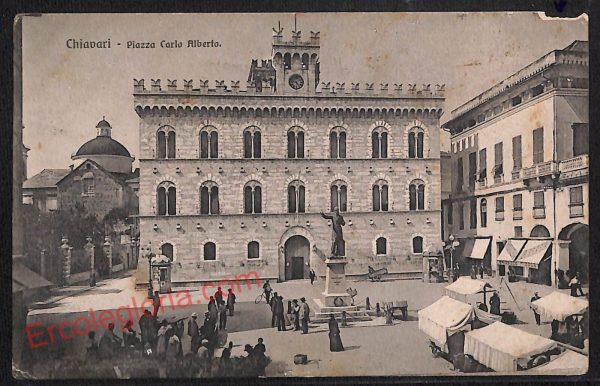 ag1195 - CARTOLINA D'EPOCA - Genova Provincia - Chiavari