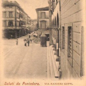 ad7067 - CARTOLINA D'EPOCA - Pisa Provincia - Pontedera   1901