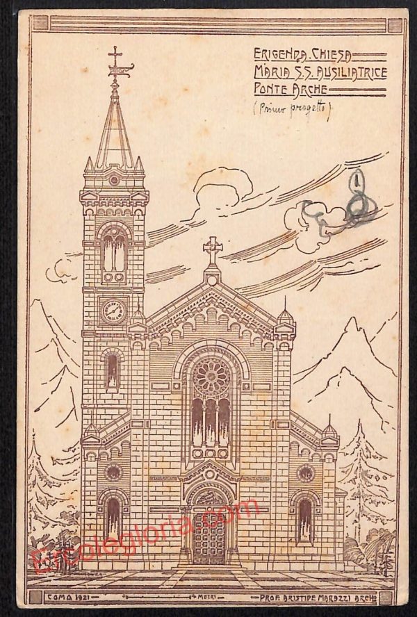 ae5141 - CARTOLINA D'EPOCA - Como Città - Chiesa S. S. Ausiliatrice