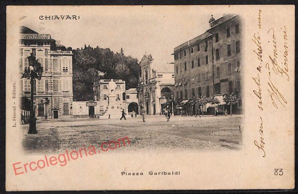 ag1207 - CARTOLINA D'EPOCA - Genova Provincia - Chiavari