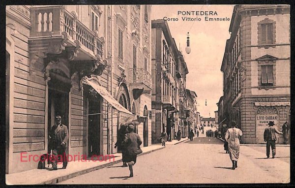 ad7072 - CARTOLINA D'EPOCA - Pisa Provincia - Pontedera  1915