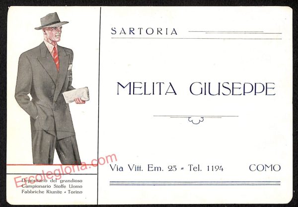 ae5145 - CARTOLINA D'EPOCA - Como Città - Melita Giuseppe