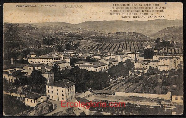 ae0475 - CARTOLINA  D'EPOCA - Arezzo Provincia - Pratovecchio