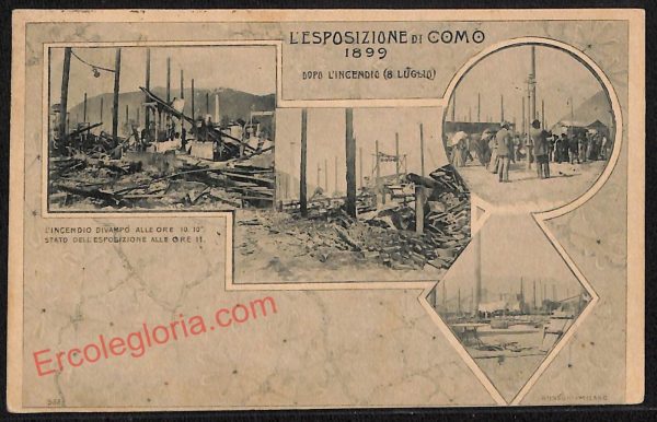 ae5147 - CARTOLINA D'EPOCA - Como Città - L' Esposizione di Como 1899