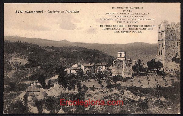 ae0477 - CARTOLINA  D'EPOCA - Arezzo Provincia - Stia  1929