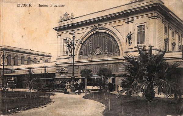 ac7360 - CARTOLINA D'EPOCA - Livorno Città - Nuova  Stazione  1916