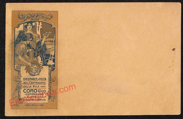 ae5162 - CARTOLINA D'EPOCA - Como Città - Esposizione di Como 1899
