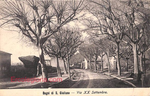 ad7117 - CARTOLINA D'EPOCA - Pisa Provincia - San Giuliano  1911