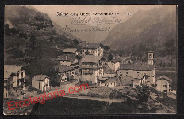 ai8841 - CARTOLINA D'EPOCA - Torino Provincia - Balme