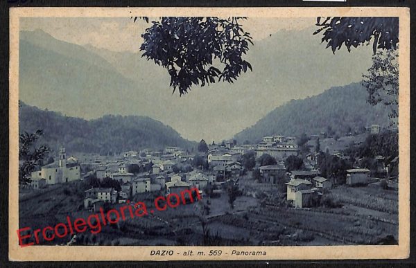 ai7028  - CARTOLINA D' EPOCA - Sondrio Provincia - Dazio