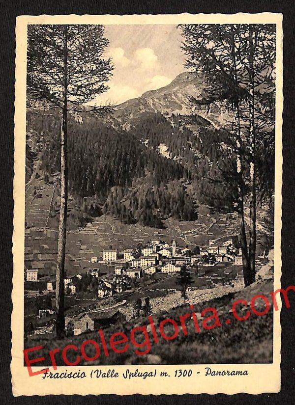 ai7030  - CARTOLINA D' EPOCA - Sondrio Provincia - Fraciscio