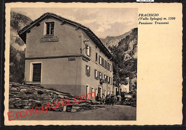 ai7031  - CARTOLINA D' EPOCA - Sondrio Provincia - Fraciscio