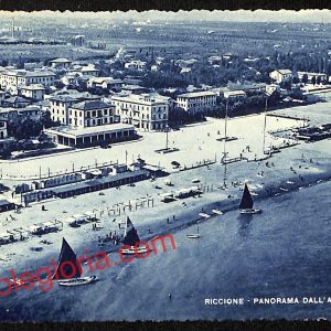 ah9915 - CARTOLINA D'EPOCA - Riccione Città - Panorama