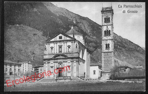 ai7035  - CARTOLINA D' EPOCA - Sondrio Provincia - Grosio