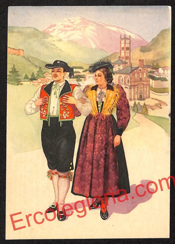 ai7036  - CARTOLINA D' EPOCA - Sondrio Provincia - Grosio