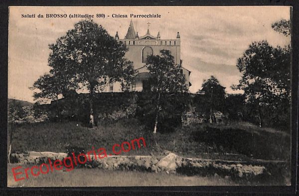 ai8858 - CARTOLINA D'EPOCA - Torino Provincia - Brosso