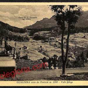 ai7039  - CARTOLINA D' EPOCA - Sondrio Provincia - Gualdera