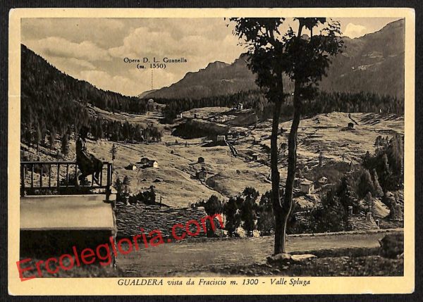ai7039  - CARTOLINA D' EPOCA - Sondrio Provincia - Gualdera