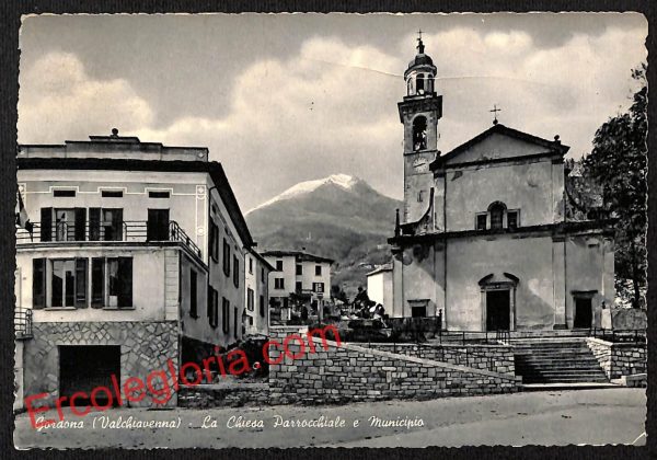 ai7041  - CARTOLINA D' EPOCA - Sondrio Provincia - Gordona