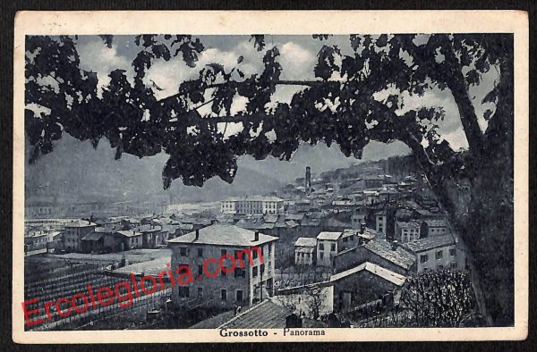 ai7042  - CARTOLINA D' EPOCA - Sondrio Provincia - Grossotto