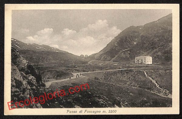 ai7135 - CARTOLINA D' EPOCA - Sondrio Provincia - Passo del Foscagno