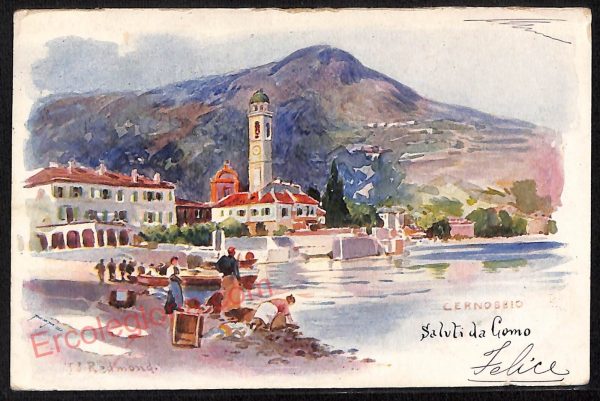 ae5244 - CARTOLINA D'EPOCA - Como Provincia - Cernobbio  1901