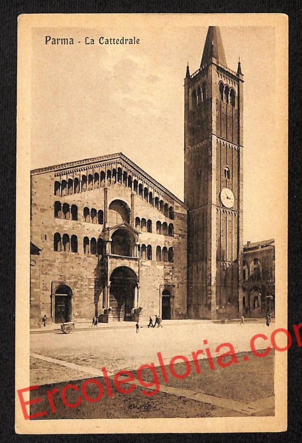 ah5340 - CARTOLINA D'EPOCA - Parma Città - La Cattedrale