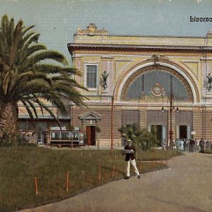 ac7465 - CARTOLINA D'EPOCA - Livorno Città - La stazione