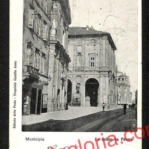 ah5342 - CARTOLINA D'EPOCA - Parma Città - Municipio