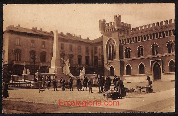 ae0663 - CARTOLINA  D'EPOCA - Asti Città - Piazza Roma