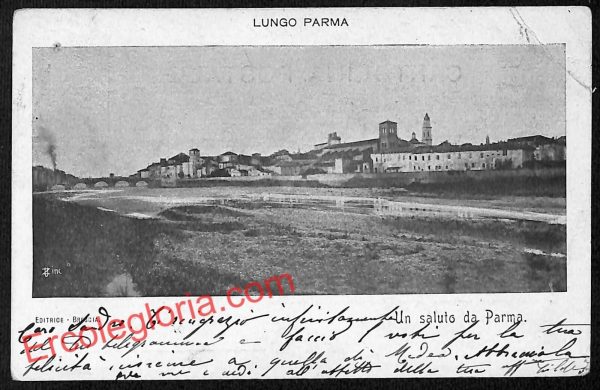 ah5344 - CARTOLINA D'EPOCA - Parma Città - Lungo Parma