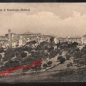 ai0553 - CARTOLINA D'EPOCA - Rieti Provincia - Scandriglia