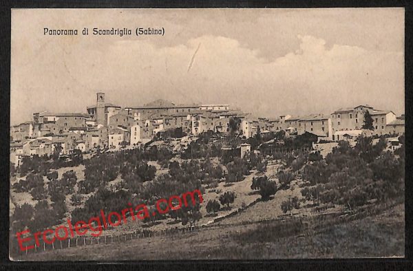 ai0553 - CARTOLINA D'EPOCA - Rieti Provincia - Scandriglia
