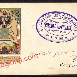 ah5345 - CARTOLINA D'EPOCA - Parma Città - Scuola Centrale di Tiro di Fanteria