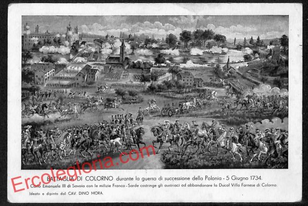 ah5347 - CARTOLINA D'EPOCA - Parma Città - Battaglia di Colorno