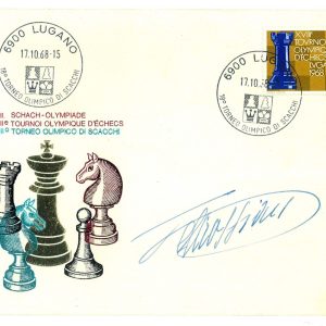 P3253 - TOPICAL CHESS, 1968 OLIMPIC TOURNAMENT, SPECIAL CANCELLATION