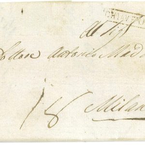 P4011 - ITALIA PREFILATELICA , 1808 DA CHIAVENNA (SO.) VOLLMEIER P.6,