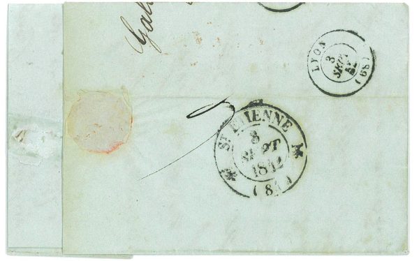 P4012 - ITALIA PREFILATELICA 1842, PARTENZA DA BERGAMO, TRANSITO A MILANO - immagine 2