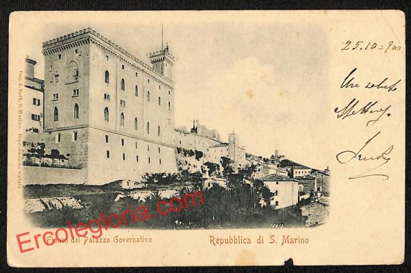 ai4790 - CARTOLINA D'EPOCA - San Marino Città - Palazzo Governativo