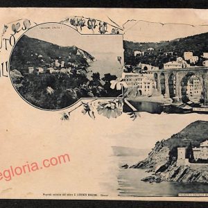 ag1528 - CARTOLINA D'EPOCA - Genova Provincia - Zoagli