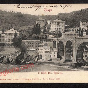ag1529 - CARTOLINA D'EPOCA - Genova Provincia - Zoagli