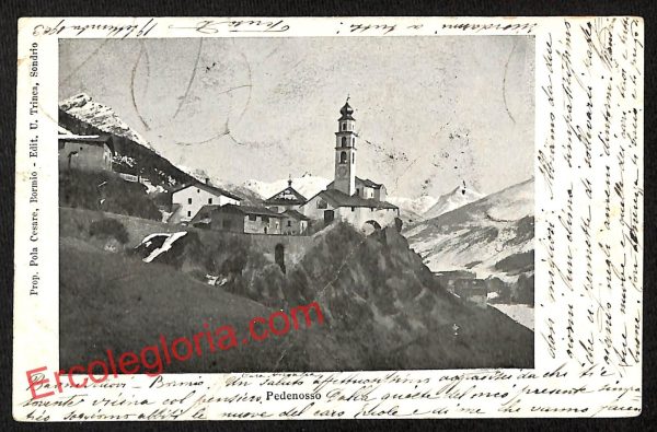 ai7148 - CARTOLINA D' EPOCA - Sondrio Provincia - Pedenosso