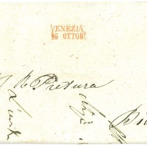 P4014 - ITALIA PREFILATELICA , LETTERA VIAGGIATA IN PERIODO FILATELICO 1851