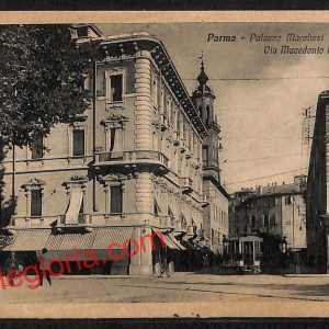 ah5362 - CARTOLINA D'EPOCA - Parma Città - Via Macedonio Melloni