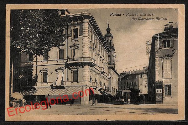 ah5362 - CARTOLINA D'EPOCA - Parma Città - Via Macedonio Melloni