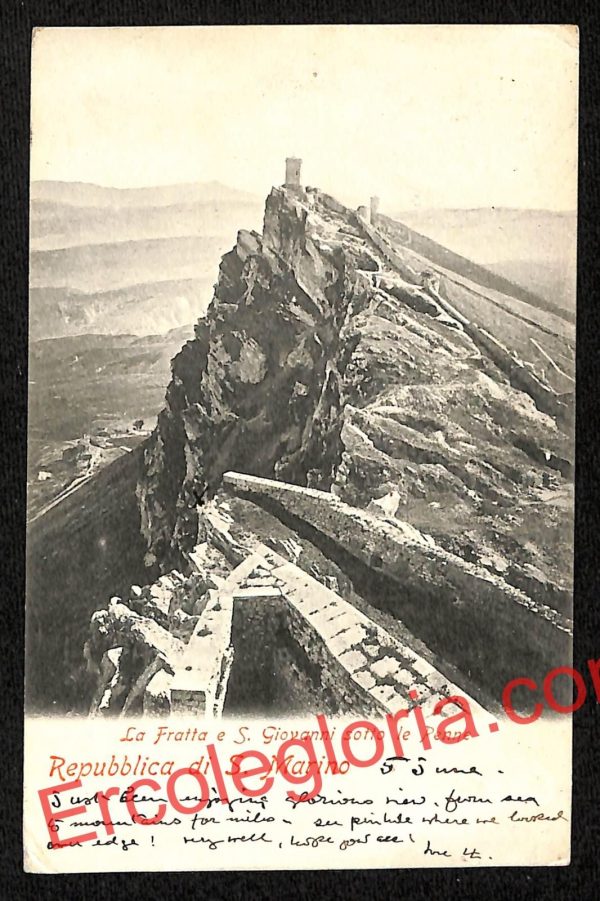 ai4791 - CARTOLINA D'EPOCA - San Marino Città - San Giovanni sotto Penne