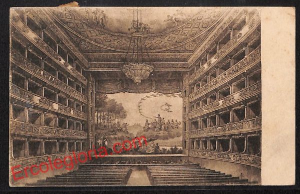 ah5365 - CARTOLINA D'EPOCA - Parma Città - Interno R. Teatro