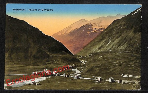 ai7153 - CARTOLINA D' EPOCA - Sondrio Provincia - Sondalo