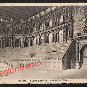 ah5366 - CARTOLINA D'EPOCA - Parma Città - Teatro Farnese